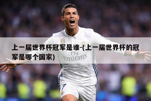 上一届世界杯冠军是谁-(上一届世界杯的冠军是哪个国家)